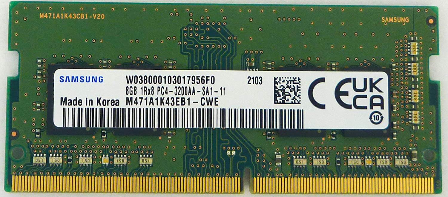 Модуль пам'яті SoDDR 4 8GB 3200 MHz 1.2v Samsung (M471A1K43EB1-CWE)
