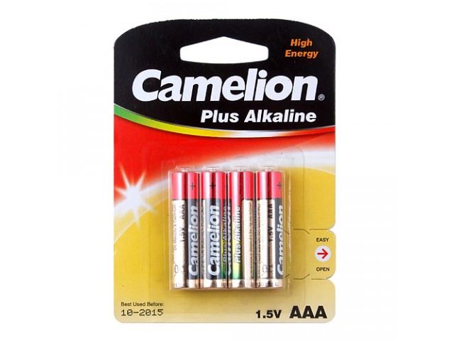 Батарейка AAA Camelion LR03/4-BL (Plus Alkaline) (1шт.)