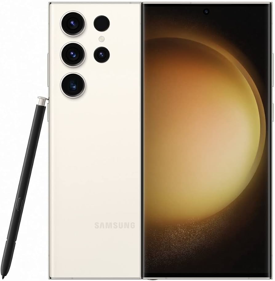 Мобильный телефон Samsung Galaxy S23 Ultra, 6,8", Snapdragon 8 Gen 2 (2.8GHz), Cream, 8Gb, 256Gb