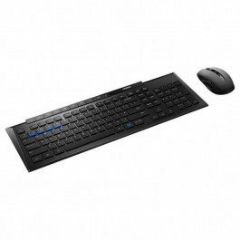 Клавіатура Rapoo 8200M Wireless Black, Keyboard + Mouse