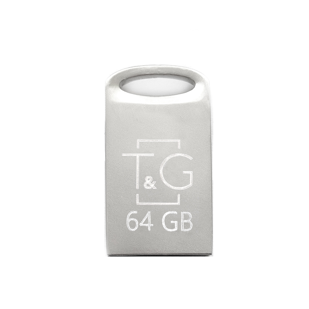 Флеш пам`ять USB 64GB T&G 105 Metal Series Silver (TG105-64G)