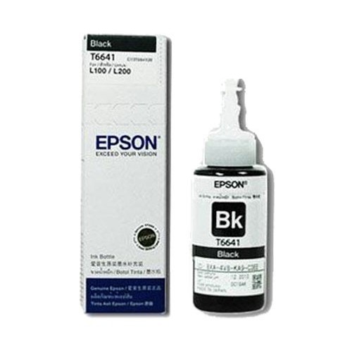 Чорнило Epson L100/L200 Black (70мл) (C13T66414A) T664