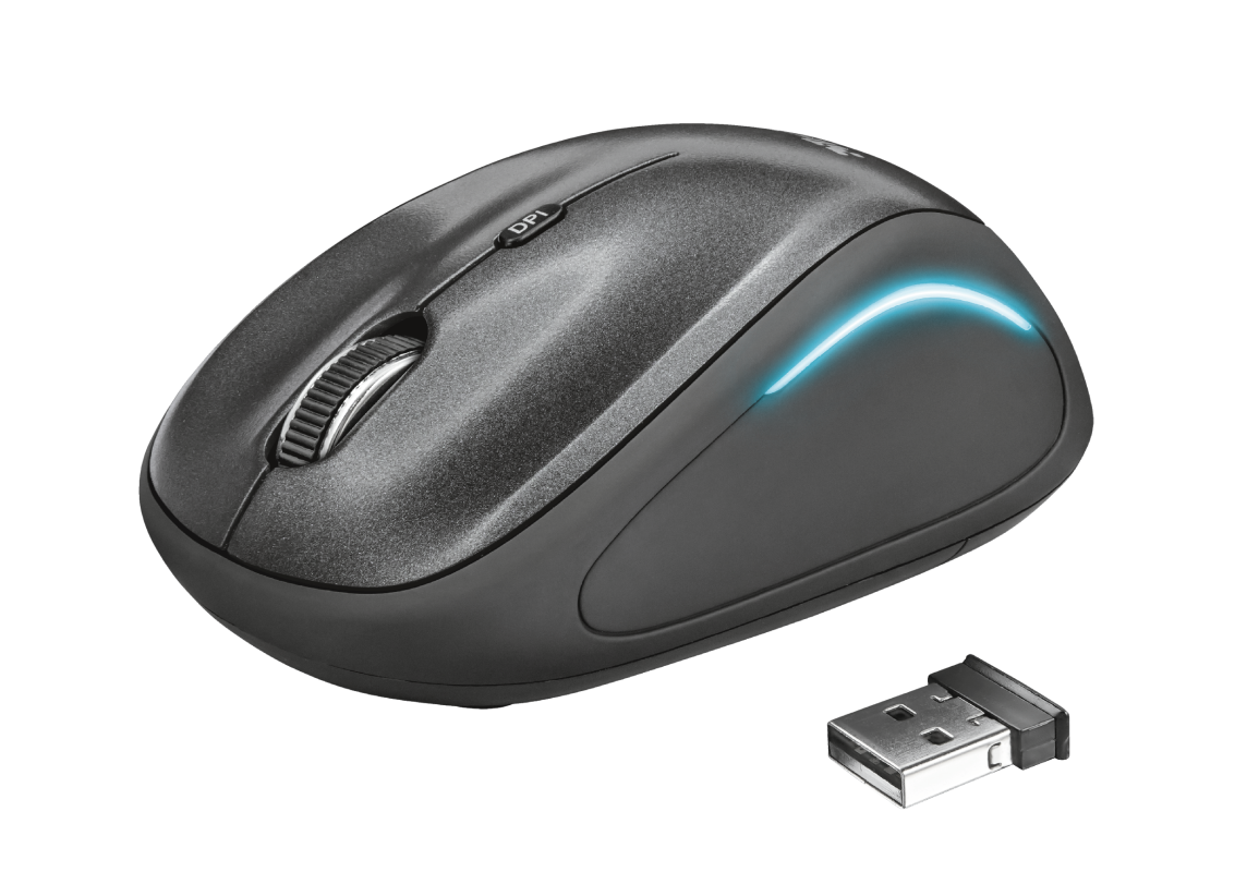 Мишка Trust Yvi FX Wireless - Black Mouse (22333)