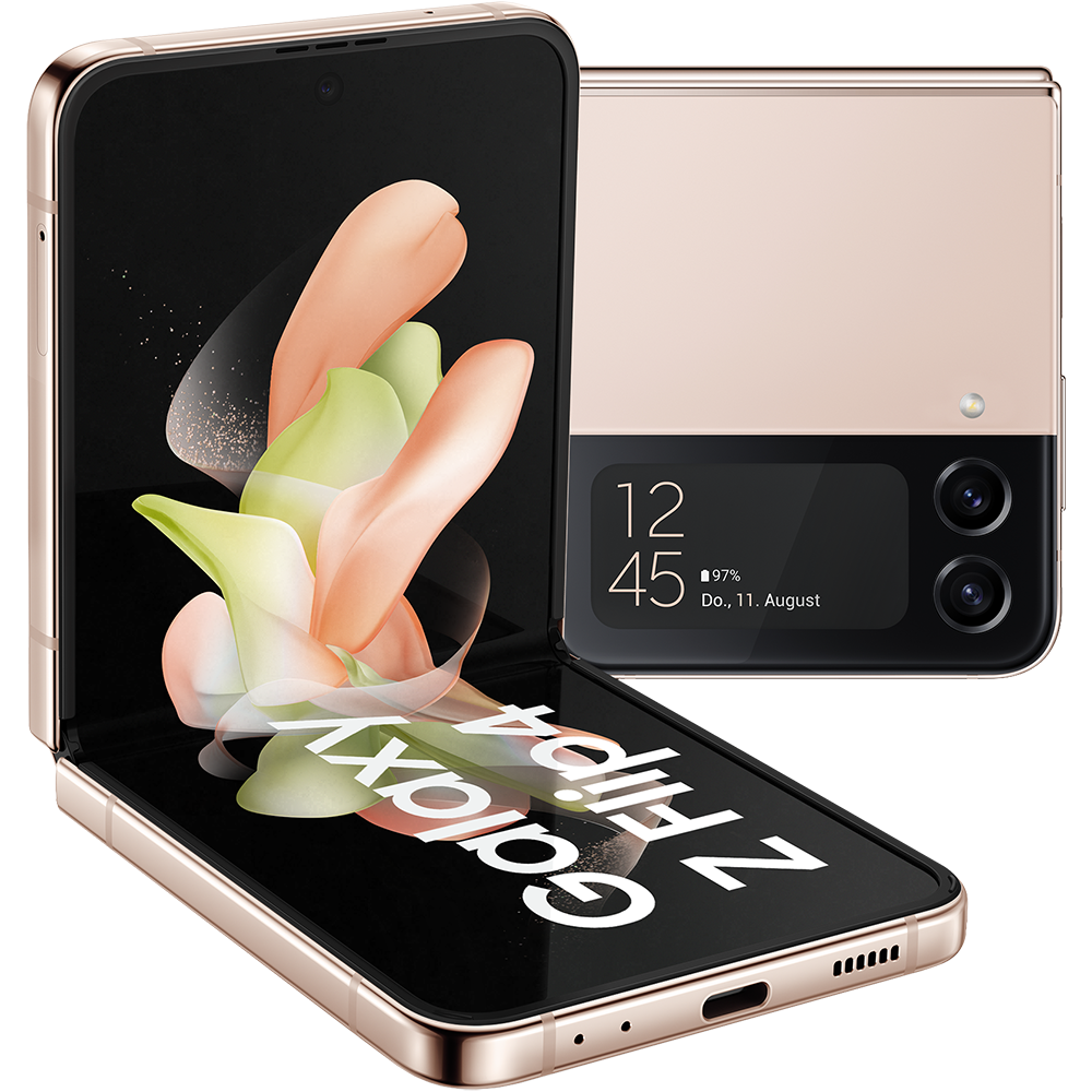 Мобильный телефон Samsung Galaxy Flip 4, 6,7", Snapdragon 8475 (2.8GHz), Pink Gold, 8Gb, 256Gb