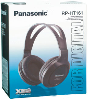Наушники Panasonic RP-HT161E-K Black (5678026)
