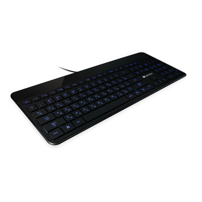 Клавіатура Canyon HKB-5, підсвітка Blue, Black, USB (CNS-HKB5RU)