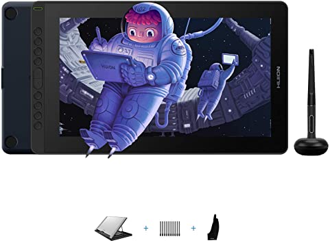 Графічний планшет Huion Kamvas 16 (GS1562 2021) 5080 lpi, 344.2х193.6, USB, Twilight Blue