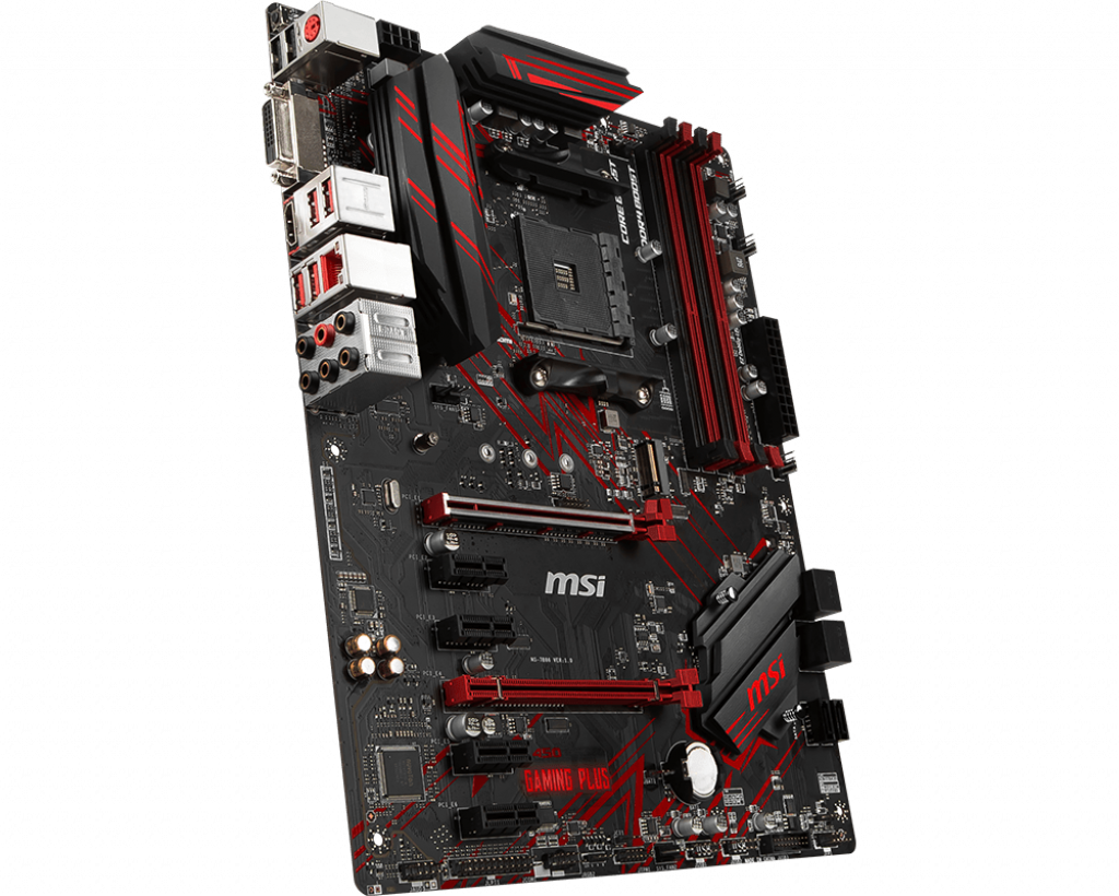 Материнська плата MSI B450 Gaming Plus (sAM4, AMD B450, PCI-Ex16)