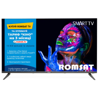 Телевізор Romsat 50" 50USQ1220T2, Smart TV, 4K, Android 11