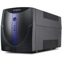 Джерело безперебійного живлення Vinga LED 1200VA (720Вт) 3xSchuko, без дисплея, plastic case (VPE-1200PU)