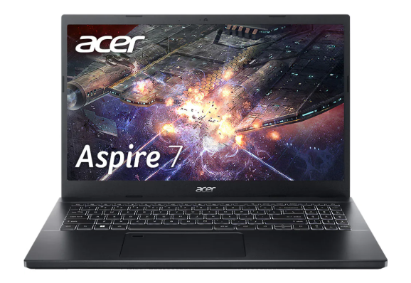 Ноутбук Acer Aspire 7 A715-51G-51QS, 15,6 FHD IPS 144Hz, Intel Core i5-1240P (4,4GHz), 8GB, 512GB, RTX 3050Ti