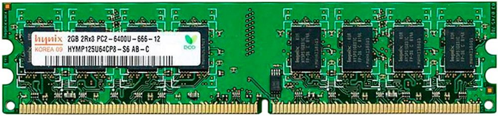 Модуль пам'яті DDR II 2048Mb 800 MHz PC-6400 Hynix (HYMP125U64CP8-S6)