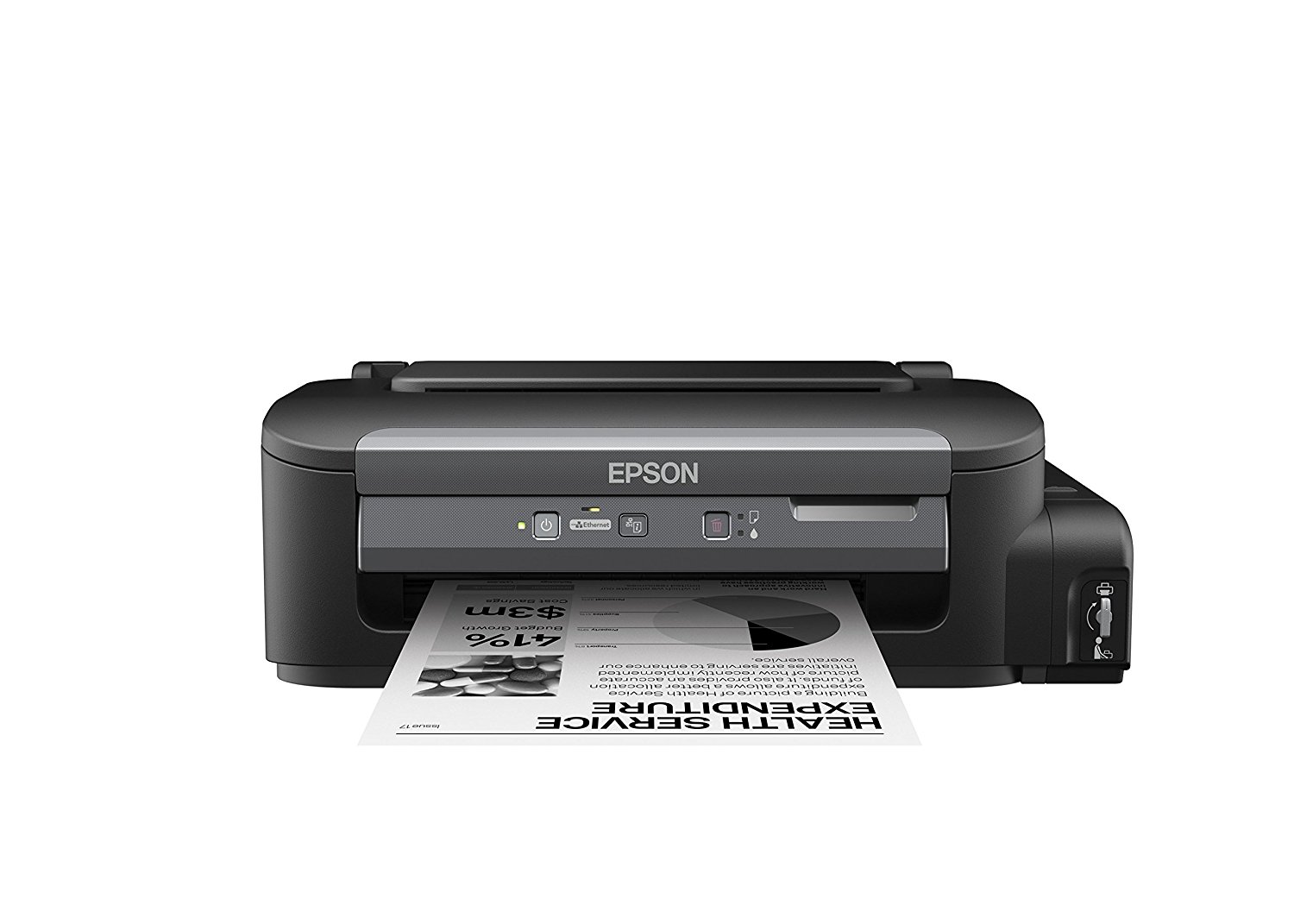 Принтер Epson M105 Work Force, Тип друку чорно-білий + СНПЧ (C11CC85311) WiFi