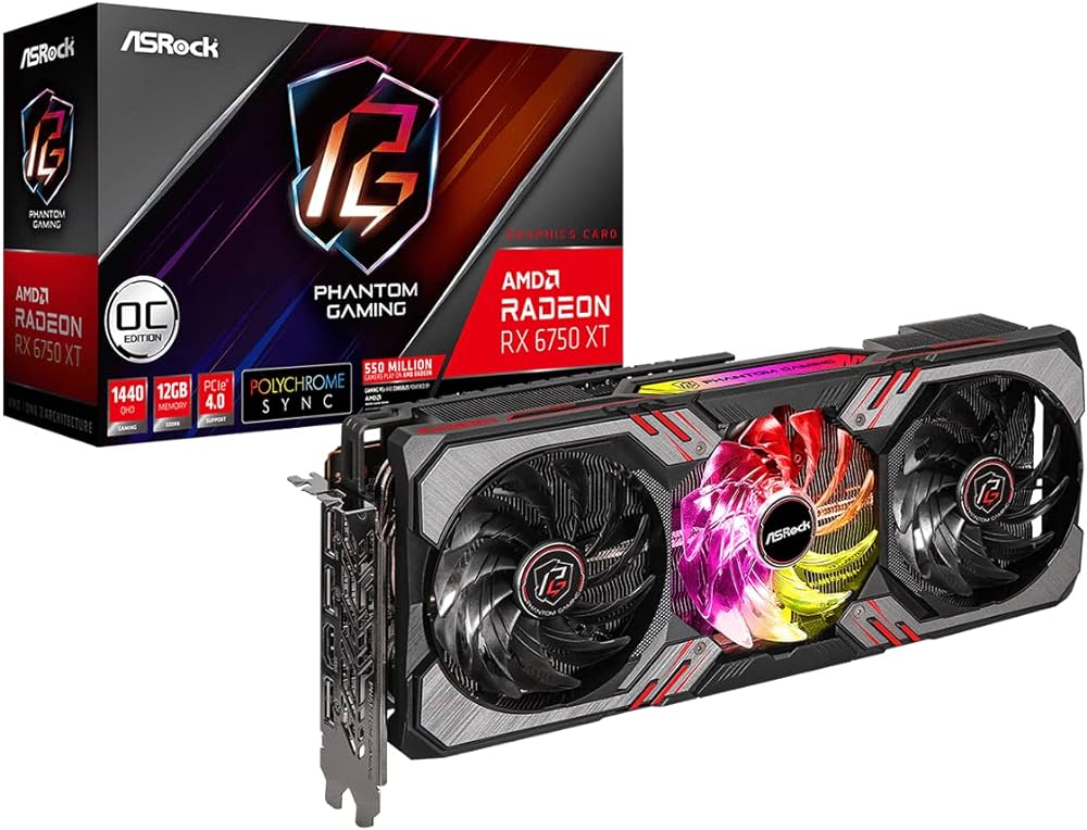 Відеоадаптер AMD Radeon RX 5700XT 8GB GDDR6 (256bit) AsRock Phantom Gaming 8G (90-GA1JZZ-00UANF)
