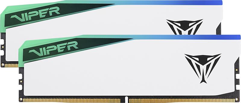 Модуль пам`яті Kit DDR5 64GB (2x32GB) 6200 MHz Patriot Viper Elite 5 RGB (PVER564G62C42KW)