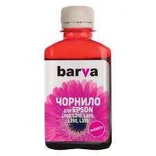 Чорнило BARVA EPSON L100/L210/L300/L350/L355 (T6643) 180г MAGENTA (L100-403)
