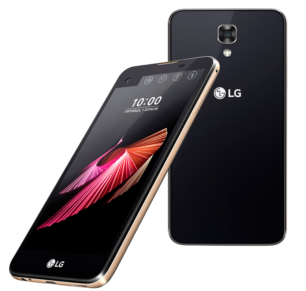 Мобильный телефон LG X Screen K500N, Black, 4.93", Qualcomm Snapdragon 410 (1.2ГГц), 2ГБ, 16ГБ, 1 Sim