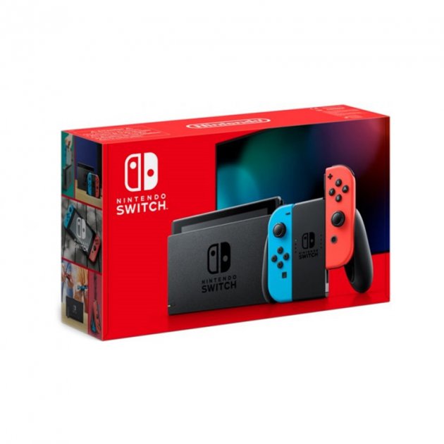 Ігрова приставка Nintendo Switch V2 Red/Blue (HAD-S-KABAA)