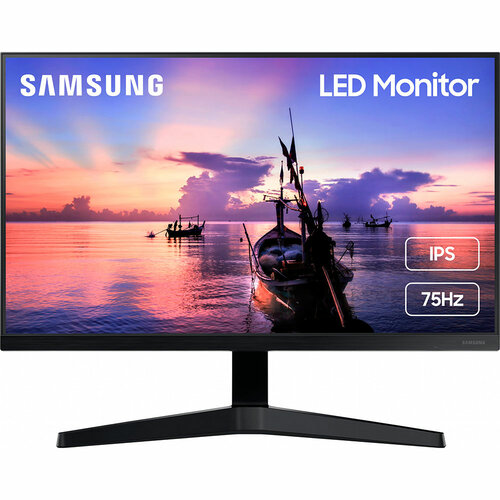 24" Монітор Samsung LF24T350FHRXEN, (IPS, 75Hz, VGA, HDMI)