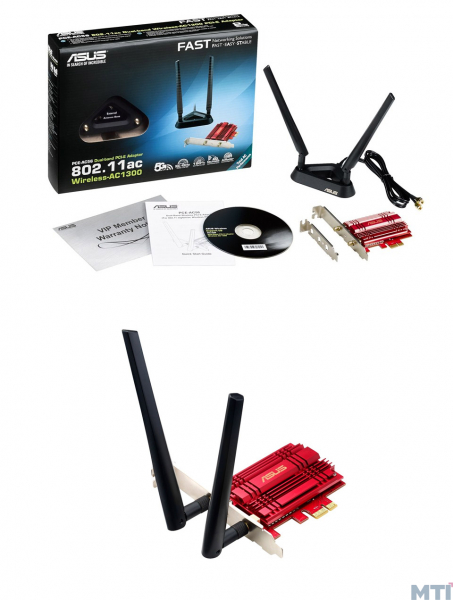 Обладнання Wi-Fi Adapter Asus PCE 802.11b,g,n,AC PCE-AC56