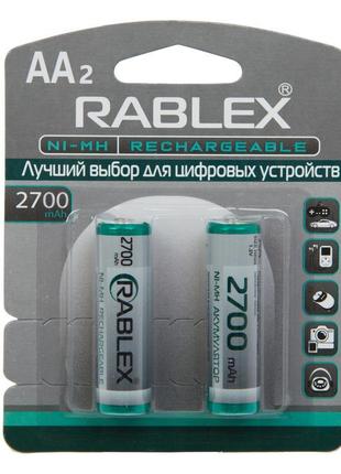 Аккумулятор AA 2700mAh Rablex HR06 ( 1шт.)