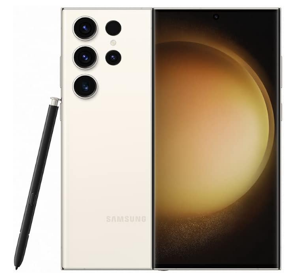 Мобильный телефон Samsung Galaxy S23 Ultra, 6,8", Snapdragon 8 Gen 2 (2.8GHz), Cream, 12Gb, 512Gb