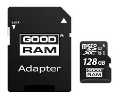 Флеш память MicroSDXC 128GB GoodRam + SD (Class 10) (M1AA-1280R12)