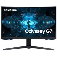 27" Монітор Samsung Odyssey G7 LC27G73TQSRXEN (VA, 2560 х 1440, 240Hz, HDMI, 2x DP), Curved, Black