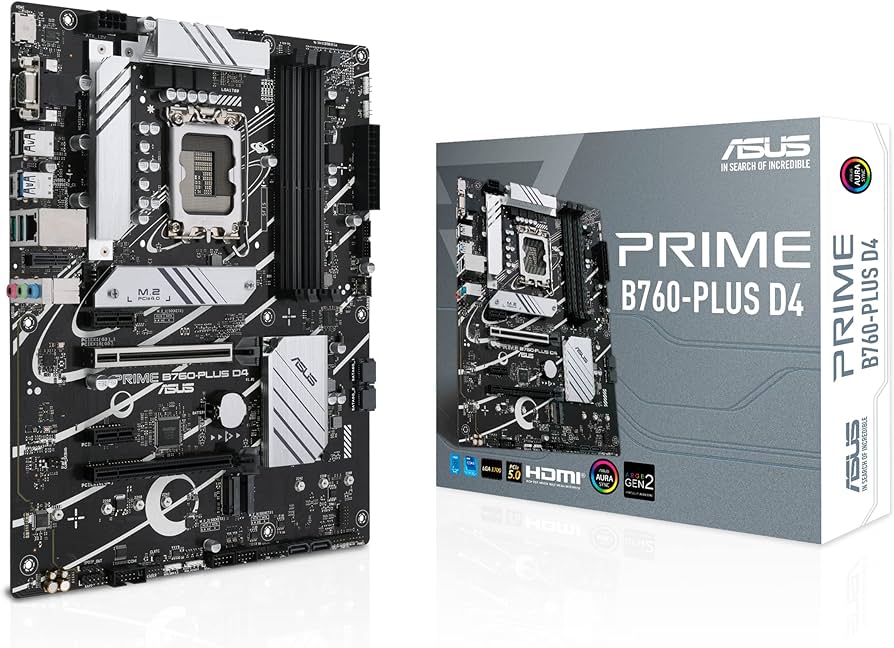 Материнська плата Asus Prime B760-PLUS (s1700, Intel B760, PCI-E 4.0x16, 3x M.2)
