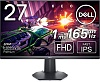 27&quot; Монітор Dell G2722HS (FHD, IPS, 165 Hz, 2x HDMI, DP, AMD FreeSync Premium, NVIDIA G-Sync) Black (210-BDPO)