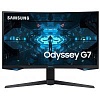 27&quot; Монітор Samsung Odyssey G7 LC27G73TQSRXEN (VA, 2560 х 1440, 240Hz, HDMI, 2x DP), Curved, Black