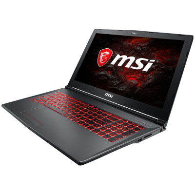 Ноутбук MSI GV62VR, (7RF-1009NE) (9S7-16JBD2-1009), 15.6" (1920x1080) Full HD, Intel Core i5-7300HQ (2.5 - 3.5 ГГц), RAM 8 ГБ, HDD 1 ТБ + SSD 128 ГБ, nVidia GeForce GTX 1060, 3 ГБ, LAN, Wi-Fi, Bluetooth, веб-камера, Windows 10 Home