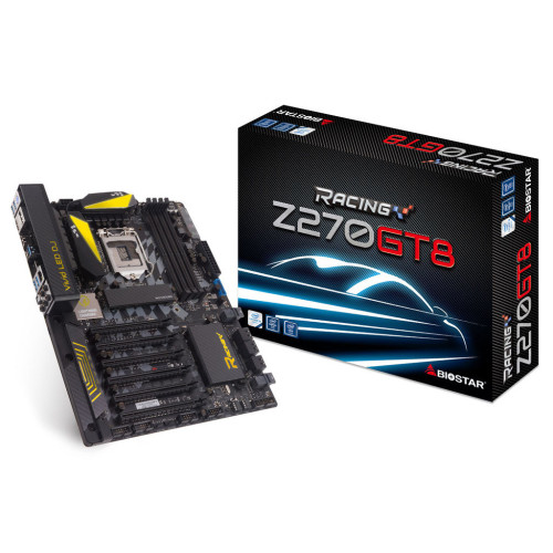 Материнська плата Biostar Z270GT8 (S-1151, Z370) 4xDDR4, 4xPCI-E, 1xM.2, 2хU.2, HDMI, DVI