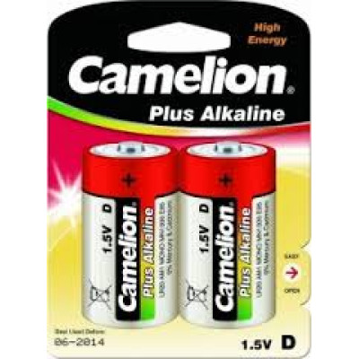 Батарейка Camelion LR20/2-BL (Plus Alkaline) (1шт.)
