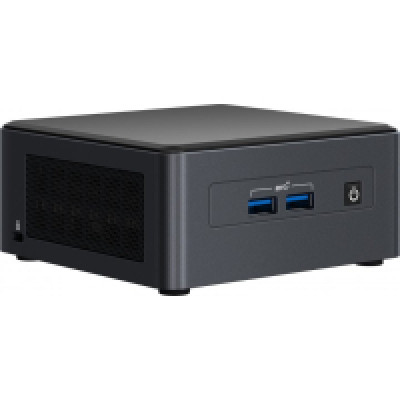 Системний блок INTEL NUC 11 Pro Kit, Intel Core i7-1165G7 (4.1GHz), RAM W/O, 2x M.2 W/O, Intel Iris Xe, 2 x HDMI, 1 x USB 2.0, 2 x USB Type-C, 3 x USB 3.2, 1 x RJ45, Bluetooth, Wi-Fi, DOS