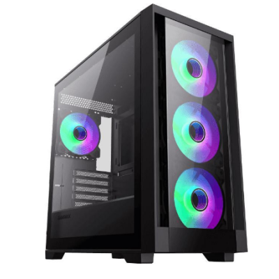 Корпус GAMEMAX Defender TG, Black, без БЖ