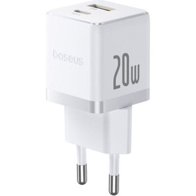 Зарядний пристрій BASEUS Palm 30W Type-C, USB (P10111608213-00), White