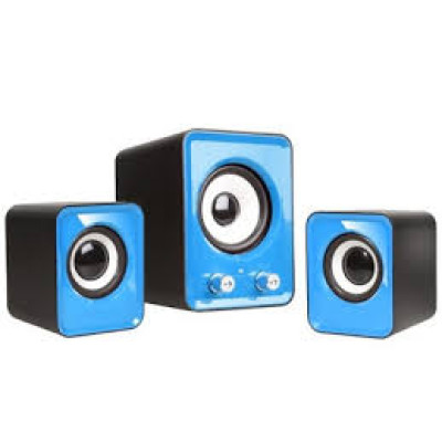 Колонки OMEGA 2.1 9W, USB, Black