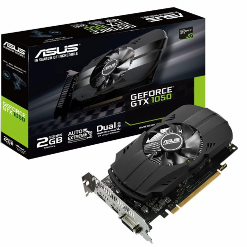 Відеоадаптер GTX1050 2048Mb GDDR5 128bit Asus Dual-Bal (PH-GTX1050-2G) (1354/7008) (DVI, HDMI, DisplayPort)