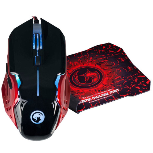 Мишка Marvo M416+G1 BK, USB, + килимком