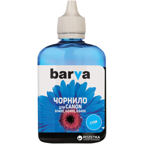 Чорнило Barva Canon GI-490 CYAN (G490-508) 90 г