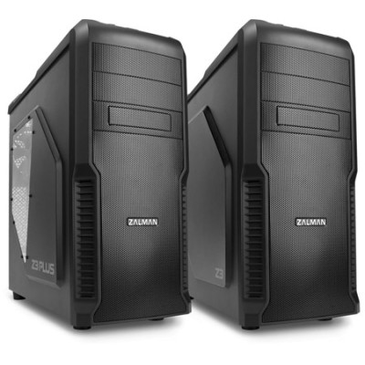 Корпус Zalman Z3 Plus, Miditower, ATX, mATX, 1xUSB 3.0, 2xAudio, 2xUSB 2.0