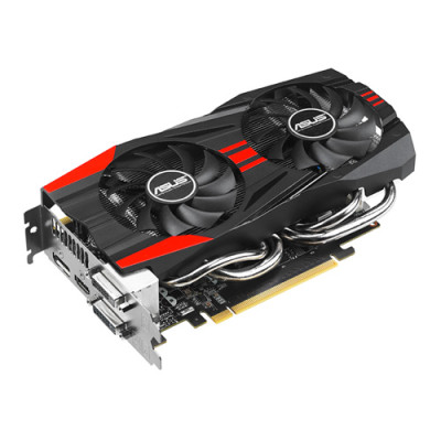 Відеоадаптер GTX760 2048Mb DDR5 256bit Asus (GTX760-DC2OC-2GD5) (1006/6008) (2x DVI, HDMI, DisplayPort)