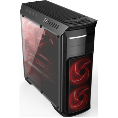 Корпус Frime FC-902B, Red LED