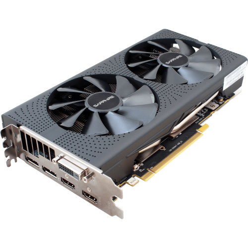 Відеоадаптер ATI Radeon RX 570 8192MB GDDR5 (256Bit) Sapphire Nitro+ (11266-09-20G) (1340/7000) (DVI, 2 x HDMI, 2 x DisplayPort)