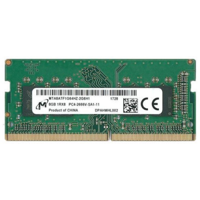Модуль пам'яті SoDDR 4 8GB 2666 MHz 1.2v Micron (MTA8ATF1G64HZ-2G6H1)