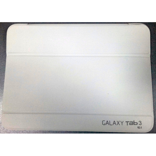 Чехол для планшета 10,1" Samsung GalaxyTab 3 10.1, белый (логотип)