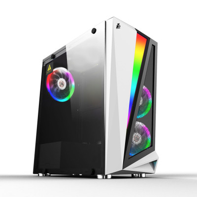 Корпус 1stPlayer R5-R1-WH Color LED White без БЖ