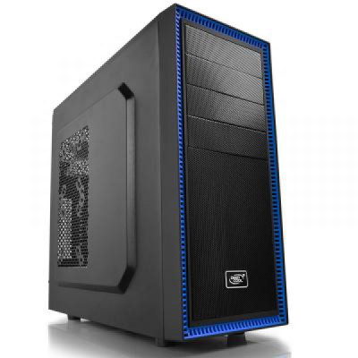 Корпус Deepcool Tesseract Black BF Miditower ATX, Mini-ITX, m.ATX, без БЖ, 1xUSB 2.0, 1xUSB 3.0, Audio HD, чорний
