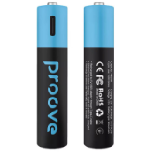 Аккумулятор AAA 740mAh Proove, Type-C (2шт.)